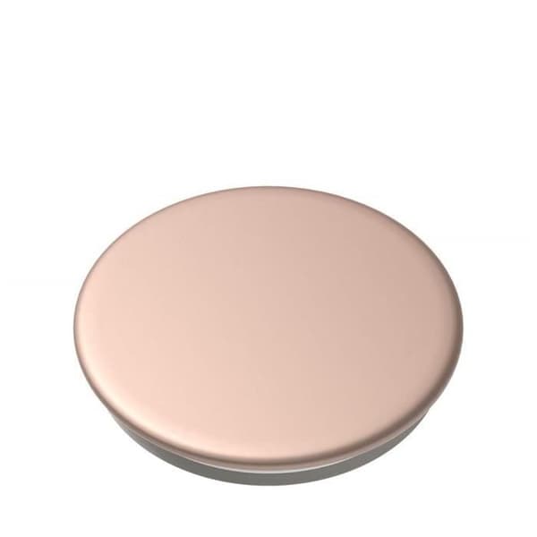 PopSockets - Utbytbar hållare och grepp för smartphone och surfplatta - Aluminium Rose Gold - 800550