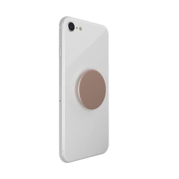 PopSockets - Utbytbar hållare och grepp för smartphone och surfplatta - Aluminium Rose Gold - 800550