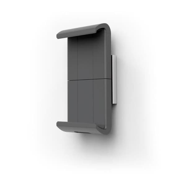 Slitstark 893823 Hållbar hylla Väggfäste för 7-13" ärmbrickor, 360° vridbar, Silver-Charcoal
