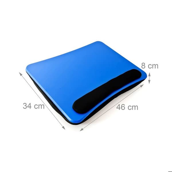 Knäbordsstöd - Relaxdays - 10016335 - Ergonomiskt - Stabilt - Blå