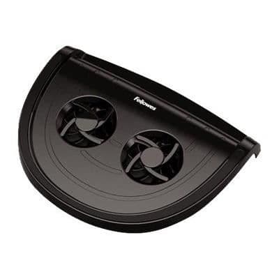 Stöd för bärbar dator - Fellowes - Cool Pad Smart Suites - Svart - Kylning - Lutning 45 mm Svart