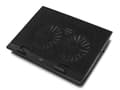 Miniatyrbild 1 av 4: Laptopställ - ACT - Fläkt - Justerbar höjd - 4-ports nav - Svart