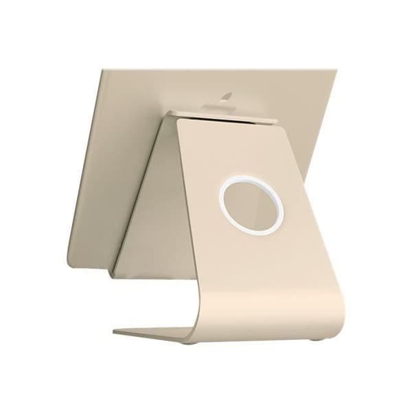 Justerbart vinkelställ - Regndesign - mStandplus - Anodiserad aluminium - För iPad/surfplatta - Guldfärg