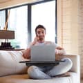 Miniatyrbild 3 av 6: Stöd iPad - Relaxdays - 10014660 - Svart - Mikrobollkudde - Kompatibel med alla enheter