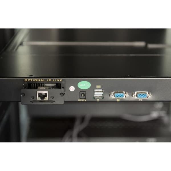TFT-skärm - Digitus - DS-72211-5GE - 48,3 cm (19") - 1366 x 768 pixlar - Inbyggd KVM