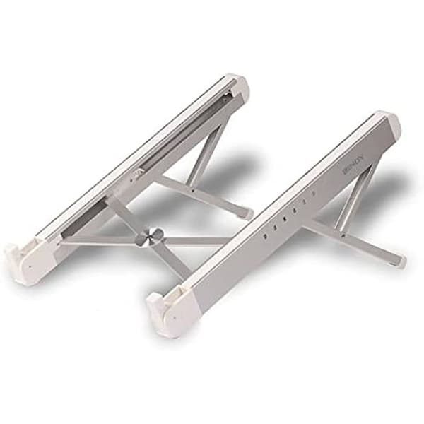 LINDY hopfällbar bärbar riser Silver, Vit