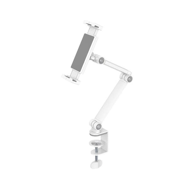 PC-stöd - stöd för surfplattor Neomounts produkter eur Tablet Desk CLAMP (Lämplig från 4.7IN UPP till 12.9IN) Vit