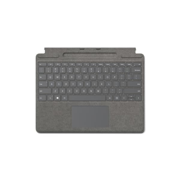 TECLADO INGLES MS SURFACE PRO8 TYPECOVER PLATINUM SILVER ENGLISH INTER