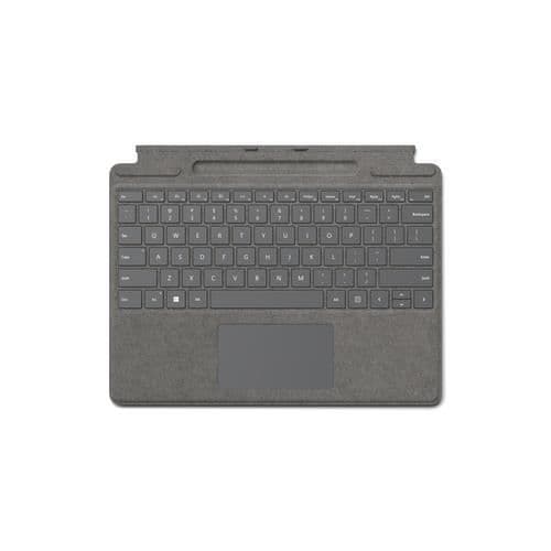 TECLADO INGLES MS SURFACE PRO8 TYPECOVER PLATINUM SILVER ENGLISH INTER