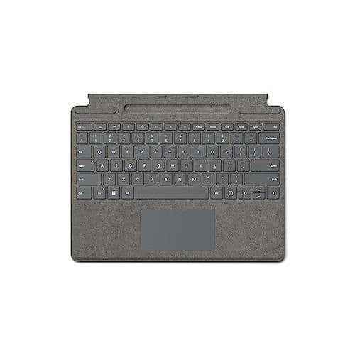TECLADO INGLES MS SURFACE PRO8 TYPECOVER PLATINUM SILVER ENGLISH INTER