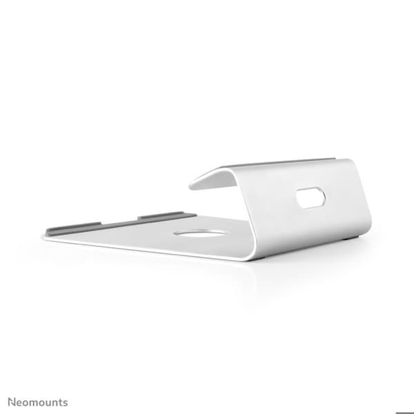 Laptopställ - NewStar - 43,2 cm 17" - Borstad aluminium - Ergonomisk - Silver Silver