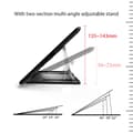 Miniatyrbillede 3 af 4: Justerbar monitorstand, bærbar design, multi-vinkel understøttelse