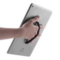 Miniatyrbild 3 av 4: kwmobile Självhäftande surfplattahållare - Universal handtillbehör för surfplattor - Elastisk grepprem på baksidan av surfplattan - Silver