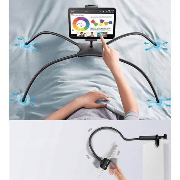 Support pc - support tablet Skrzynkazdrewna Stöd flexibel för tablet, telefon, Nintendo Switch, Rog Ally/Q2t