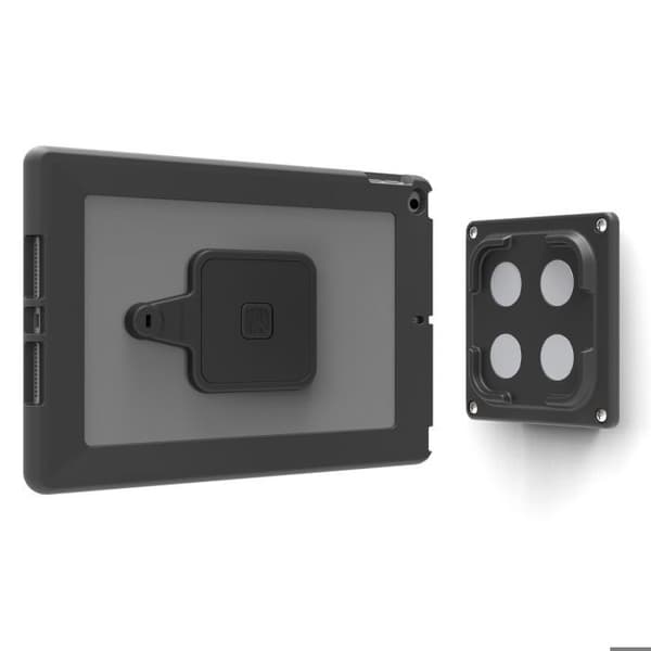 Stödmur Magnetisk - COMPULOCKS - MNTXWM01 - Låsbart - Galvaniserat Stål - Svart