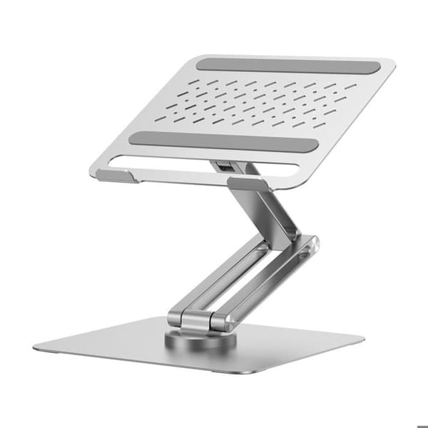 Supportbyrå för bärbar dator 17'', MacBook och iPad Justerbar Fällbar wiwu Silver