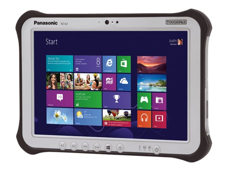 Panasonic Toughpad FZ-G1 MK5, 25,6 cm (10.1"), 1920 x 1200 pixlar, 256 GB, 8 GB, Windows 10 Pro, Svart, Silver