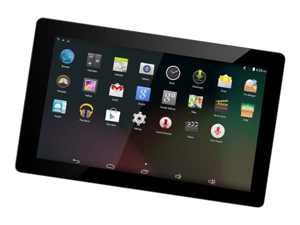 DENVER TAQ-90083 - Surfplatta - Android 8.1 (Oreo) Go Edition - 16 GB - 9" TFT (1024 x 600) - microSD-kortplats Svart