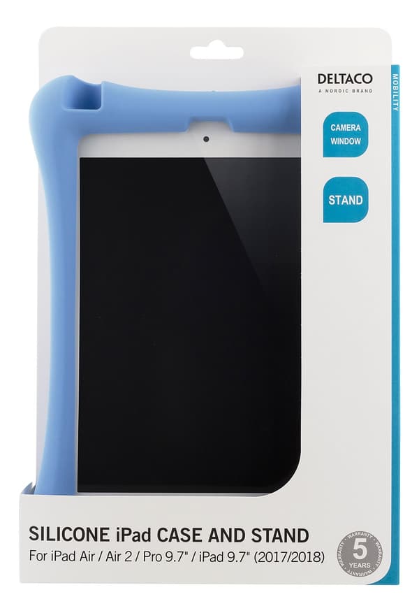 Silicone case, iPad Air/Air 2 , Pro 9.7", iPad 9.7", blue