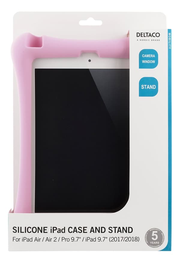 Silicone case, iPad Air/Air 2 , Pro 9.7", iPad 9.7", pink