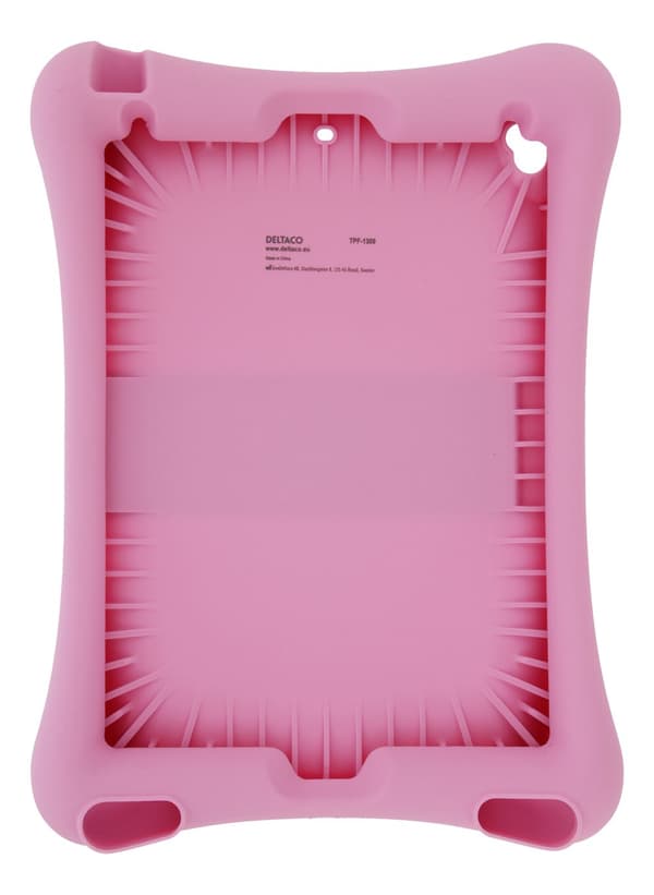 Silicone case, for all 10.2"-10.5" iPads, stand, pink