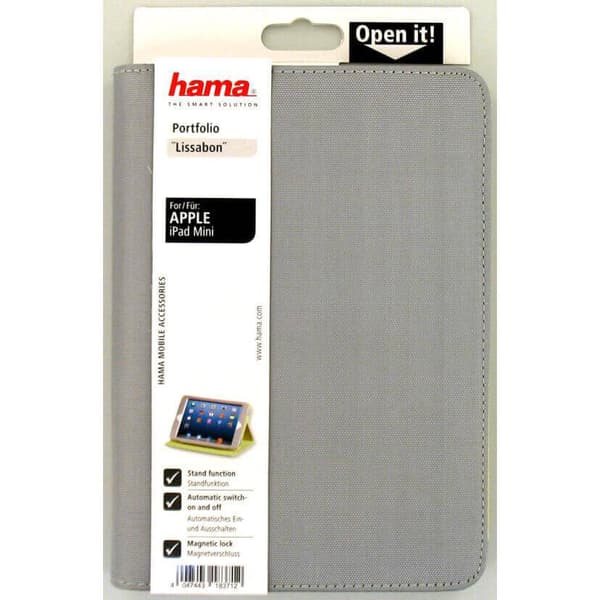 HAMA iPad Mini1/2/3 Lissabon Silver/Grön