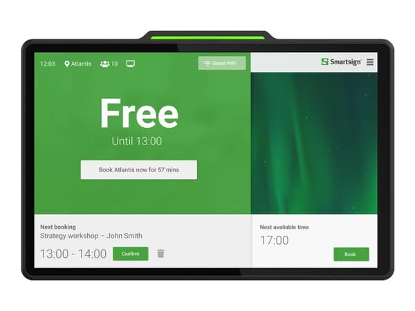 Smartsign Room - Android PC - paneeli PC - 1 1,5 GHz - RAM 2 GB - flash - eMMC 16 GB - Android 8.1 (Oreo) - näyttö: LCD 10" 1280 x 800 (WXGA) kosketu