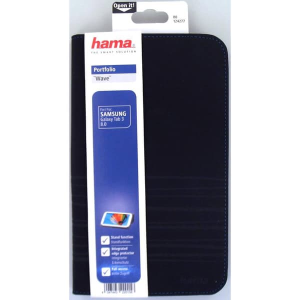 HAMA Tabletetui SAMSUNG Tab3 8" WAVE Svart