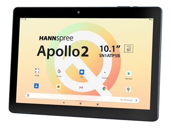 HANNspree Pad Apollo 2 - Tablet - Android 10 - 32 GB eMMC - 10.1" IPS (1280 x 800) - USB vært - microSD indgang