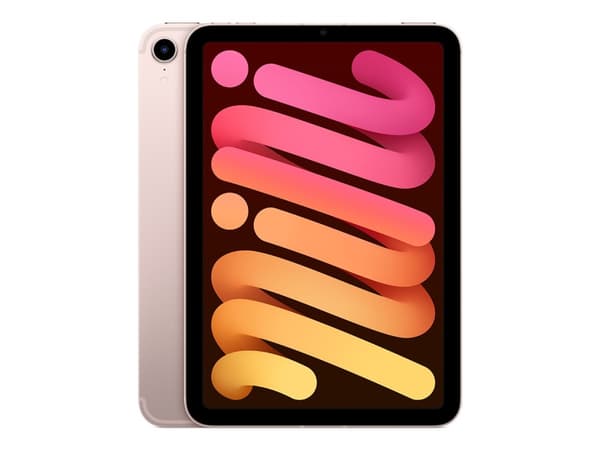 Apple iPad mini Wi-Fi + Cellular - 6:e generation - surfplatta - 256 GB - 8.3" IPS (2266 x 1488) - 3G, 4G, 5G - rosa