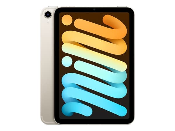 Apple iPad mini Wi-Fi + Cellular - 6:e generation - surfplatta - 64 GB - 8.3" IPS (2266 x 1488) - 3G, 4G, 5G - starlight