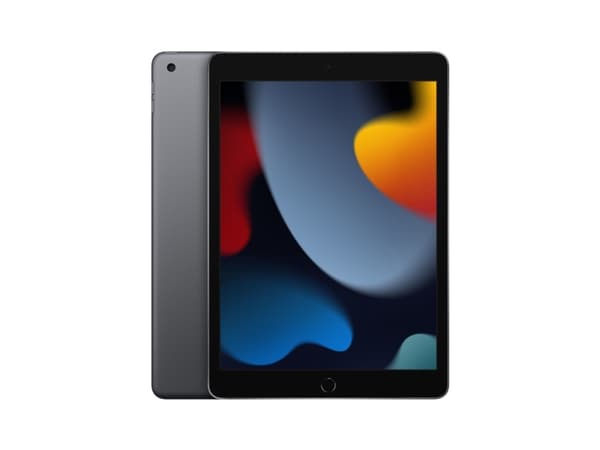 Apple 10.2-inch iPad Wi-Fi - 9:e generation - surfplatta - 64 GB - 10.2" IPS (2160 x 1620) - rymdgrå Grå