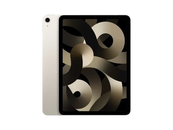 Apple 10.9-inch iPad Air Wi-Fi - 5:e generation - surfplatta - 256 GB - 10.9" IPS (2360 x 1640) - starlight Beige