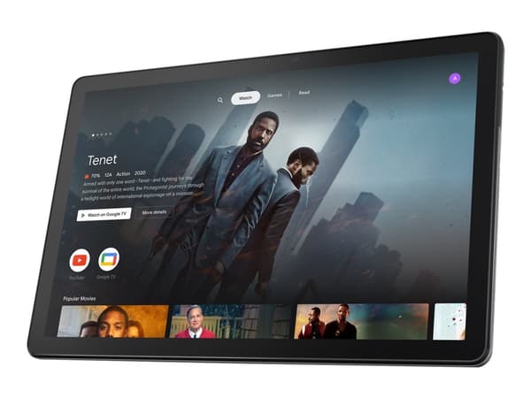 Lenovo Tab M10 (3rd Gen) ZAAE - Surfplatta - Android 11 eller senare - 64 GB eMMC - 10.1" IPS (1920 x 1200) - microSD-kortplats - tvåtonat stormgrått Grå