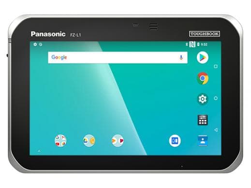 Panasonic Toughbook FZ-L1, 17,8 cm (7"), 1280 x 720 pikseliä, 16 GB, 2 GB, Android 8.1, Musta, Hopea
