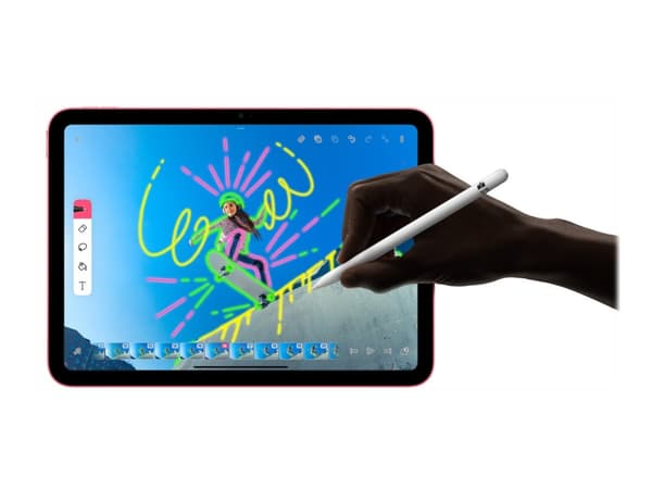 Apple 10.9-inch iPad Wi-Fi + Cellular - 10. generasjon - tablet - 256 GB - 10.9" IPS (2360 x 1640) - 3G, 4G, 5G - LTE - rosa
