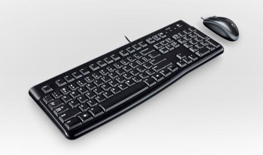 Logitech Desktop MK120 tangentbord USB QWERTZ Ungersk Svart