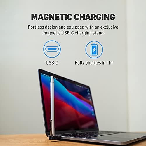 Adonit Dash 4 - Mobiltelefon/smarttelefon - Svart - Alla Apple- och Android-enheter - Aluminium - Plast - Inbyggd - 15 h (ADJD4B)