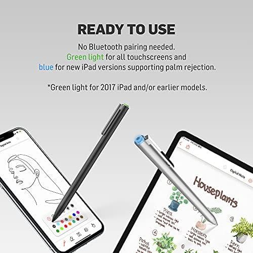 Adonit Dash 4 - Mobiltelefon/smarttelefon - Svart - Alla Apple- och Android-enheter - Aluminium - Plast - Inbyggd - 15 h (ADJD4B)