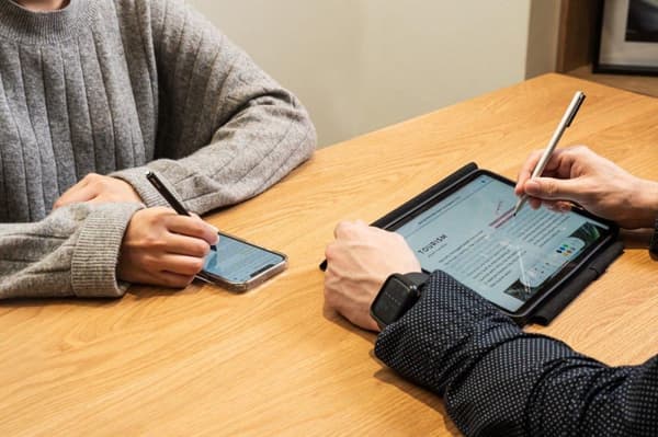Adonit Dash 4 Stylus - Multimedia Stylus Pen - Genopladelig - Sølv