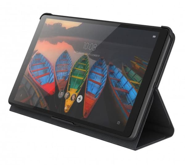 Lenovo Tab M8 HD Folio -kotelo - musta