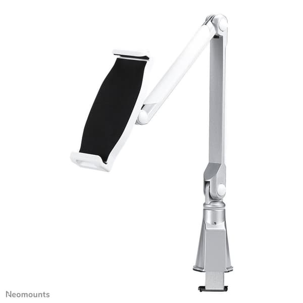 Neomounts fra Newstar TABLET-D100 - Monteringssæt - til tablet (full-motion) - sølv - klemmemontering, bordmontering