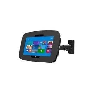 Compulocks Svingarm Surface Pro7 / Galaxy TabPro S Vægmontering Kiosk Sort - monteringssæt (svingarm, tyverisikringshus) - til tablet - aflåselig - hø