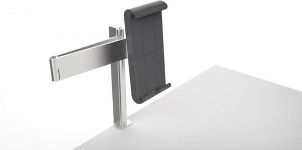 Kestävä tabletin pidike TABLE CLAMP metallinen hopea 8931-23