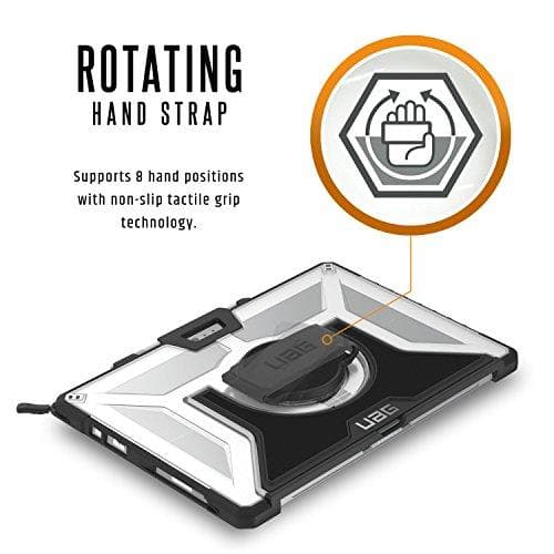 Urban Armor Gear Plasma - Notebook cover - is (gennemsigtig) - til Microsoft Surface Pro (midten af 2017), Pro 4