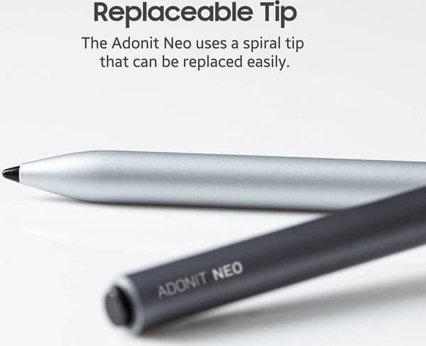 Adonit Neo Stylus Pen genopladelig med Native Palm Rejection Grey
