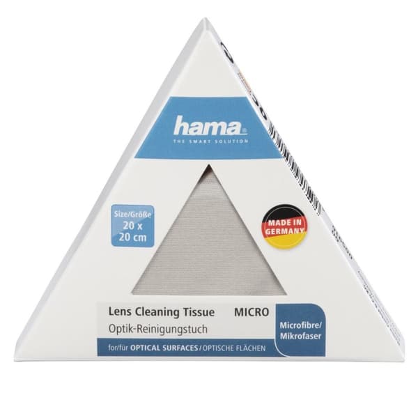Hama Optic Dry - Rengöringsset för enheter - digitalkamera - mesh - mikrofiber - svart - röd - 1,3 cm - 4 st (00005954)