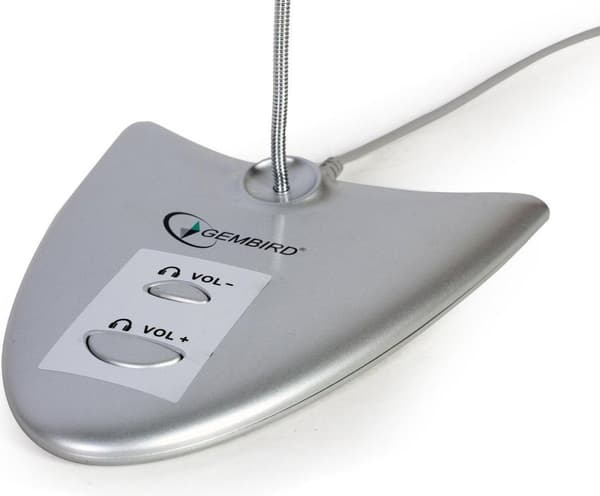 Gembird MIC-DU-01 Mikrofon Silver PC-mikrofon