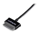 Miniatyrbillede 3 af 4: StarTech.com Dock-stik til USB-kabel til Samsung Galaxy Tab - Tablet-opladnings-/datakabel - USB - 24/30 AWG - USB Type A 4-benet (M) - Samsung 30-ben