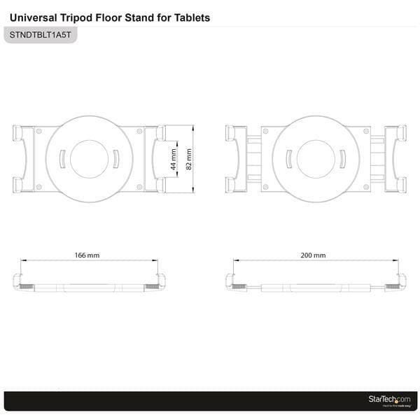 StarTech Tablet holder med stativ - stativ tablet gulvstativ